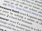 definition of treasure hunt in the dictionary